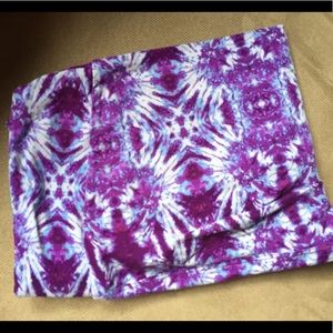 Tie- dye purple TC leggings